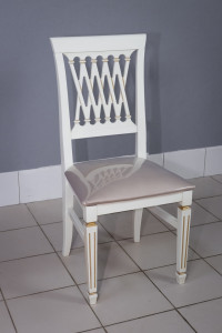 Стул кухонный Инфинити бежевый с золотом