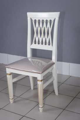 Стул кухонный Инфинити бежевый с золотом