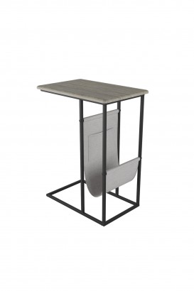 Стол придиванный Бали (70х54х35) в стиле лофт, скания натуральная