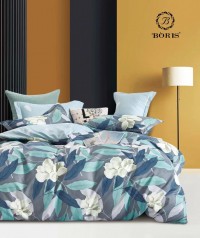 Комплект постельного белья на резинке Bodroom 1.5 сп., 2 сп., евро, семейный арт. R-014