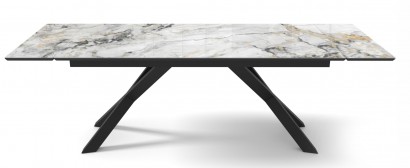 Стол DikLine SKD160 Керамика FNZW 162806176 ARCTIK OCEAN/подстолье черное/опоры черные (2 уп.),