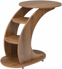 Подкатной столик Стелс (67х50х75) в классическом стиле, орех