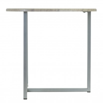 Стол журнальный BeautyStyle 11 (51х55х55) в стиле лофт, серый шпат, металл