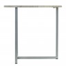 Стол журнальный BeautyStyle 11 (51х55х55) в стиле лофт, серый шпат, металл
