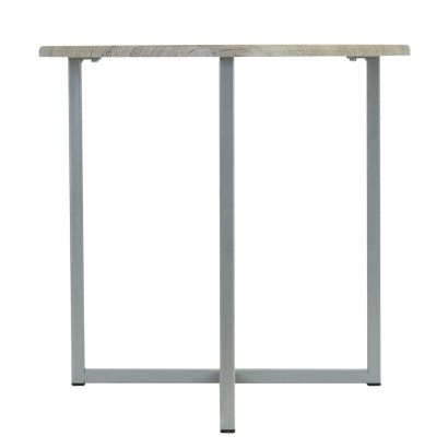 Стол журнальный BeautyStyle 11 (51х55х55) в стиле лофт, серый шпат, металл