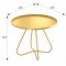 Столик кофейный SHT-CT3-2 (36,5х45х45) в скандинавском стиле, золото