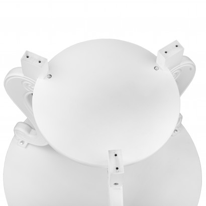 Стол журнальный Грация (М) ЛАЙТ (53х58х58) в классическом стиле, белый