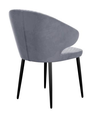 Стул DikLine 355 микровелюр Z46 перламутр/ ножки черные