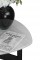 Стол журнальный Саут 1Д (45х85х85) в классическом стиле, чёрный, дуб дымчатый