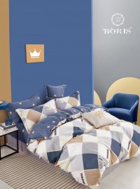 Комплект постельного белья на резинке Bodroom 1.5 сп., 2 сп., евро, семейный арт. R-016