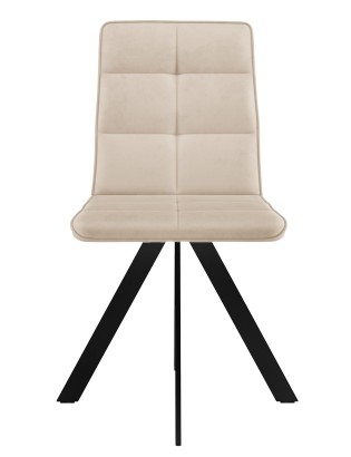 Стул DikLine 230 поворотный B03 BEIGE, ножки черные