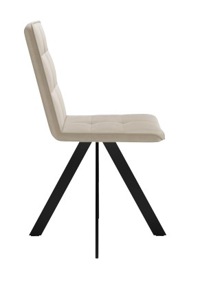 Стул DikLine 230 поворотный B03 BEIGE, ножки черные