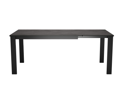 Стол DikLine DKT130 Керамика мрамор Бронза/подстолье черное/опоры черные