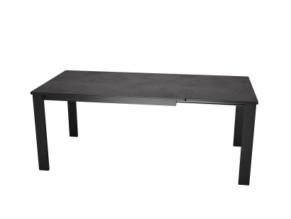 Стол DikLine DKT130 Керамика мрамор Бронза/подстолье черное/опоры черные