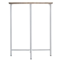 Стол журнальный BeautyStyle 16 (61х50х50) в лофт стиле, белый, бук Стол журнальный BeautyStyle 16 (61х50х50) в лофт стиле, белый, бук