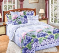 Комплект постельного белья КПБ Гортензия Бязь арт. Hydrangea
