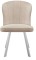 Стул DikLine 219 поворотный, B03 BEIGE, ножки белые