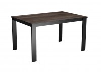 Стол DikLine DKT130 Керамика древесная OAKWOOD HONEY/подстолье черное/опоры черные