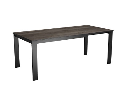 Стол DikLine DKT130 Керамика древесная OAKWOOD HONEY/подстолье черное/опоры черные