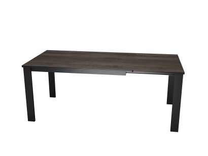 Стол DikLine DKT130 Керамика древесная OAKWOOD HONEY/подстолье черное/опоры черные