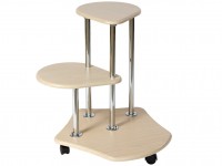 Подставка для цветов Двоечка (60х65х55) в скандинавском стиле, бежевый Подставка для цветов Двоечка (60х65х55) в скандинавском стиле, бежевый