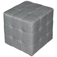 Банкетка BeautyStyle 6, модель 400 (40х40х40) в скандинавском стиле, ткань серый Банкетка BeautyStyle 6, модель 400 (40х40х40) в скандинавском стиле, ткань серый