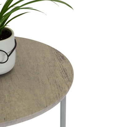 Стол журнальный BeautyStyle 16 (61х50х50) лофт, белый, бук