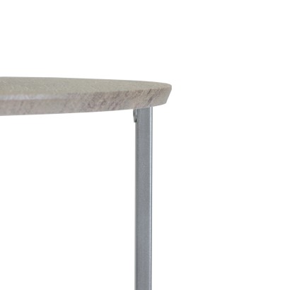 Стол журнальный BeautyStyle 16 (61х50х50) лофт, белый, бук