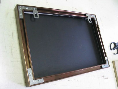 Зеркало настенное в раме Сельетта-6 (110х40х0,9) в классическом стиле, матовое золото