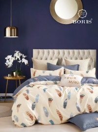 Комплект постельного белья на резинке Bodroom 1.5 сп., 2 сп., евро, семейный арт. R-018