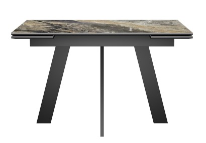 Стол DikLine SKM120 Керамика Amadeus/подстолье черное/опоры черные