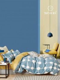 Комплект постельного белья на резинке Bodroom 1.5 сп., 2 сп., евро, семейный арт. R-019