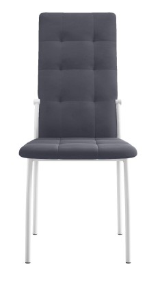 Стул DikLine ГАЛС-М каркас белый/ B28 ANTRACITE