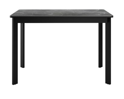 Стол DikLine LK110 Керамика Черный мрамор/подстолье черное/опоры черные