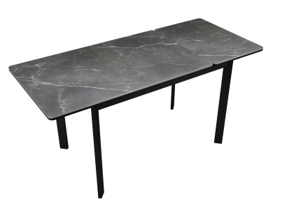 Стол DikLine LK110 Керамика Черный мрамор/подстолье черное/опоры черные