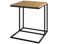 Стол придиванный Эгрет (55х50х50) в стиле лофт, коричневый Стол придиванный Эгрет (55х50х50) в стиле лофт, коричневый