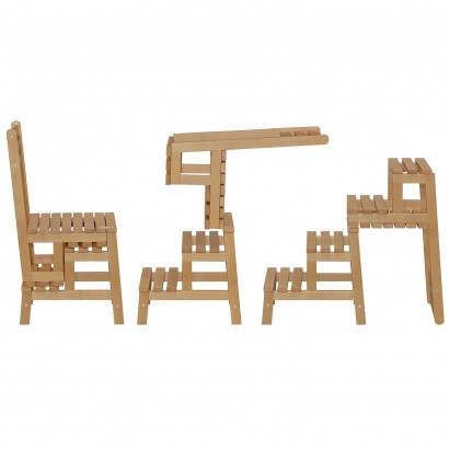 Стул-стремянка Массив (90,2х40х52,5) в классическом стиле, бук