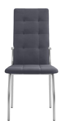 Стул DikLine ГАЛС-М каркас хром/ B28 ANTRACITE