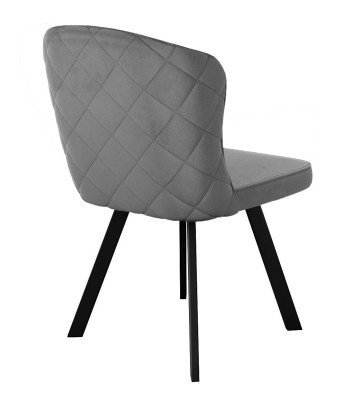 Стул DikLine 219 поворотный, B22 GREY, ножки черные