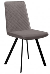 Стул DikLine 202 микровелюр V10 капучино, ножки черные Стул DikLine 202 микровелюр V10 капучино, ножки черные