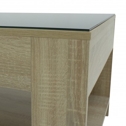 Стол журнальный BeautyStyle 26 (46,5х110х60) в стиле техно, сонома, черное