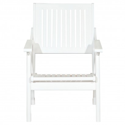 Кресло Массив решетка (90х65х82) в классическом стиле, снег