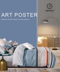 Комплект постельного белья на резинке Bodroom 1.5 сп., 2 сп., евро, семейный арт. R-022