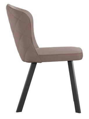 Стул DikLine 219 поворотный, B5 LATTE, ножки черные