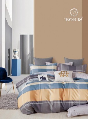 Комплект постельного белья на резинке Bodroom 1.5 сп., 2 сп., евро, семейный арт. R-023