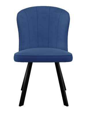 Стул DikLine 219 поворотный, B8 BLUE, ножки черные