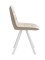 Стул DikLine 229 поворотный, B03 BEIGE, ножки белые