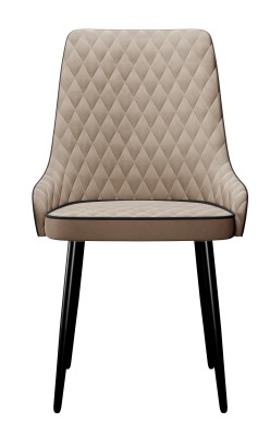 Стул DikLine 305 микровелюр Z128 бежевый/ ножки черные