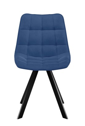 Стул DikLine 229 поворотный, B8 BLUE, ножки черные