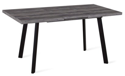 Стол Dikline HB120 Сосна Пасадена (ЛДСП EGGER)/опоры черные